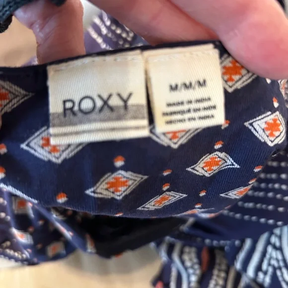 Gorgeous Roxy Navy Strapless Mini Sundress❤️M - Picture 8 of 10